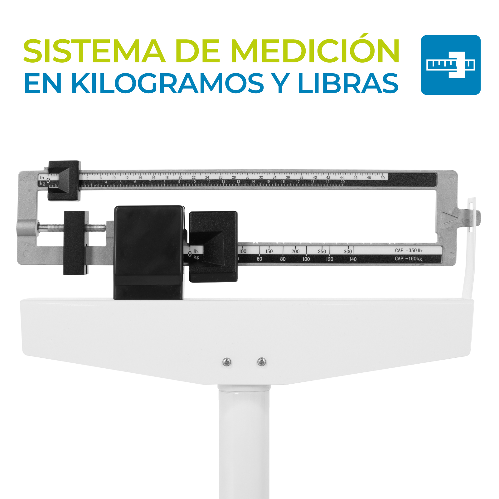 Foto 4 pulgar | Báscula Balanza Mecánica Onof Estadímetro Precisión Médica