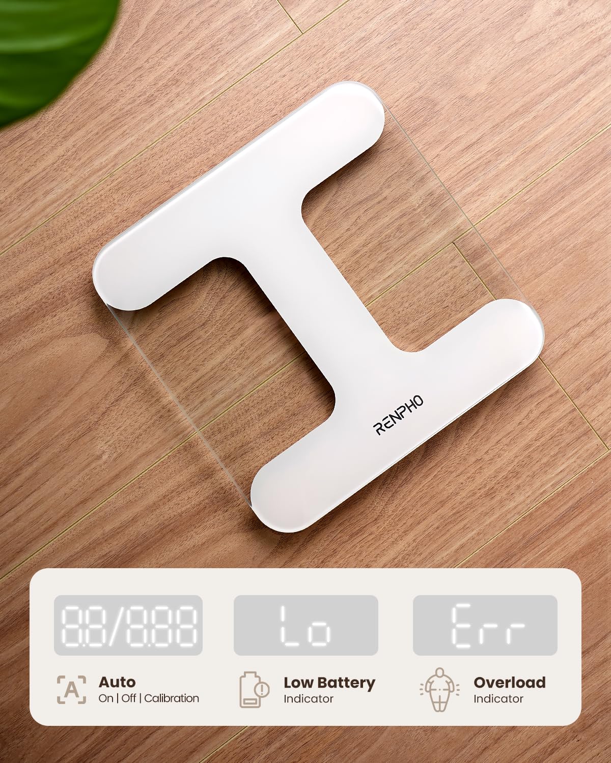 Foto 8 pulgar | Báscula de Baño Renpho Core Ts para Peso Corporal de 180 Kg Blanco - Venta Internacional