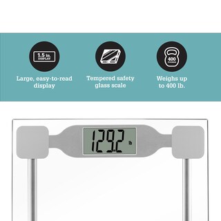 Foto 3 | Báscula De Baño Digital Conair Thinner, Cristal Transparente, 182 Kg - Venta Internacional.