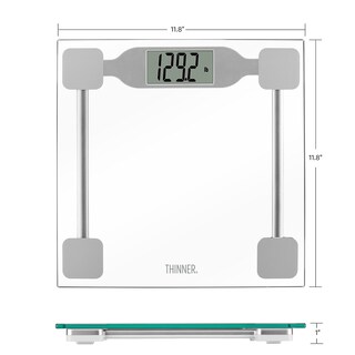 Foto 5 | Báscula De Baño Digital Conair Thinner, Cristal Transparente, 182 Kg - Venta Internacional.