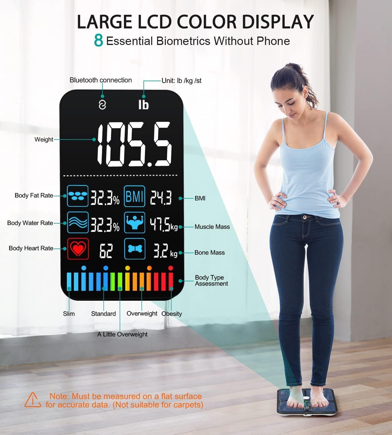 Foto 2 | Báscula Digital Ablegrid 180 kg-Venta Internacional