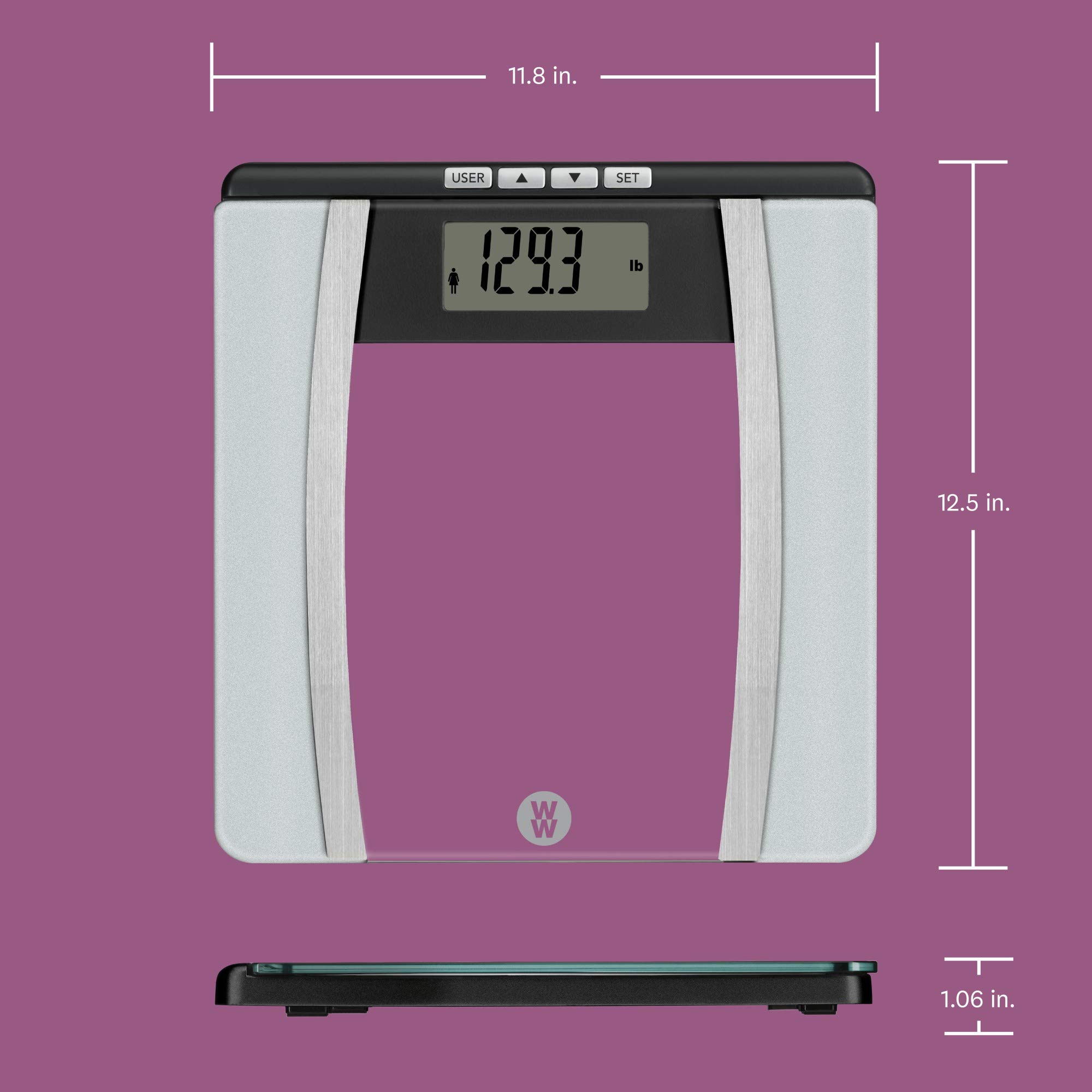 Foto 6 pulgar | Báscula Inteligente Conair Weight Watchers Báscula Bluetooth Negra - Venta Internacional.