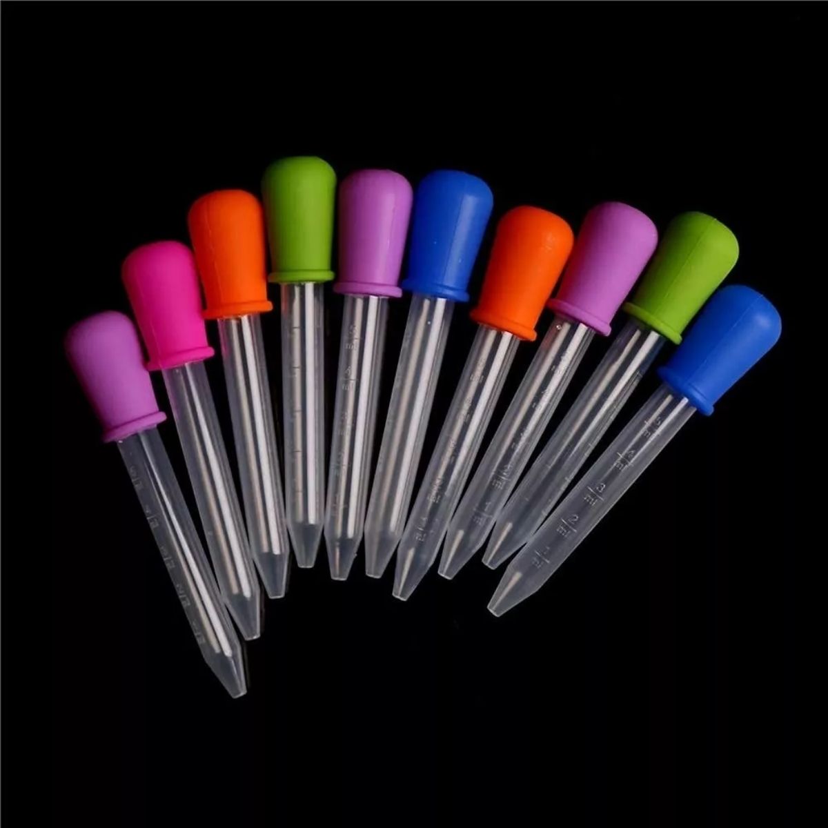 Foto 4 pulgar | Kit de 10 Pipetas Cuentagotas de Silicona para Niños