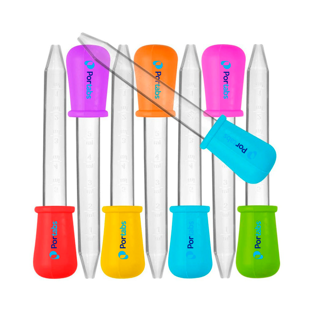 Foto 1 | Set de 8 Pipetas Cuentagotas de Silicona para Niños