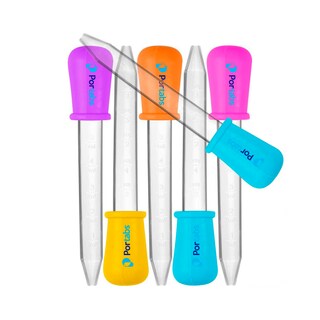 Foto 1 | Set de 6 Pipetas Cuentagotas de Silicona para Niños