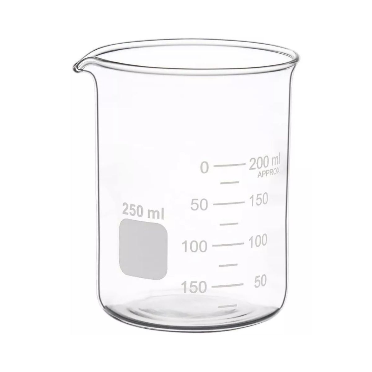 Foto 3 pulgar | Conjunto de Vasos de Precipitado de Vidrio 50 ml 100 ml y 250 ml