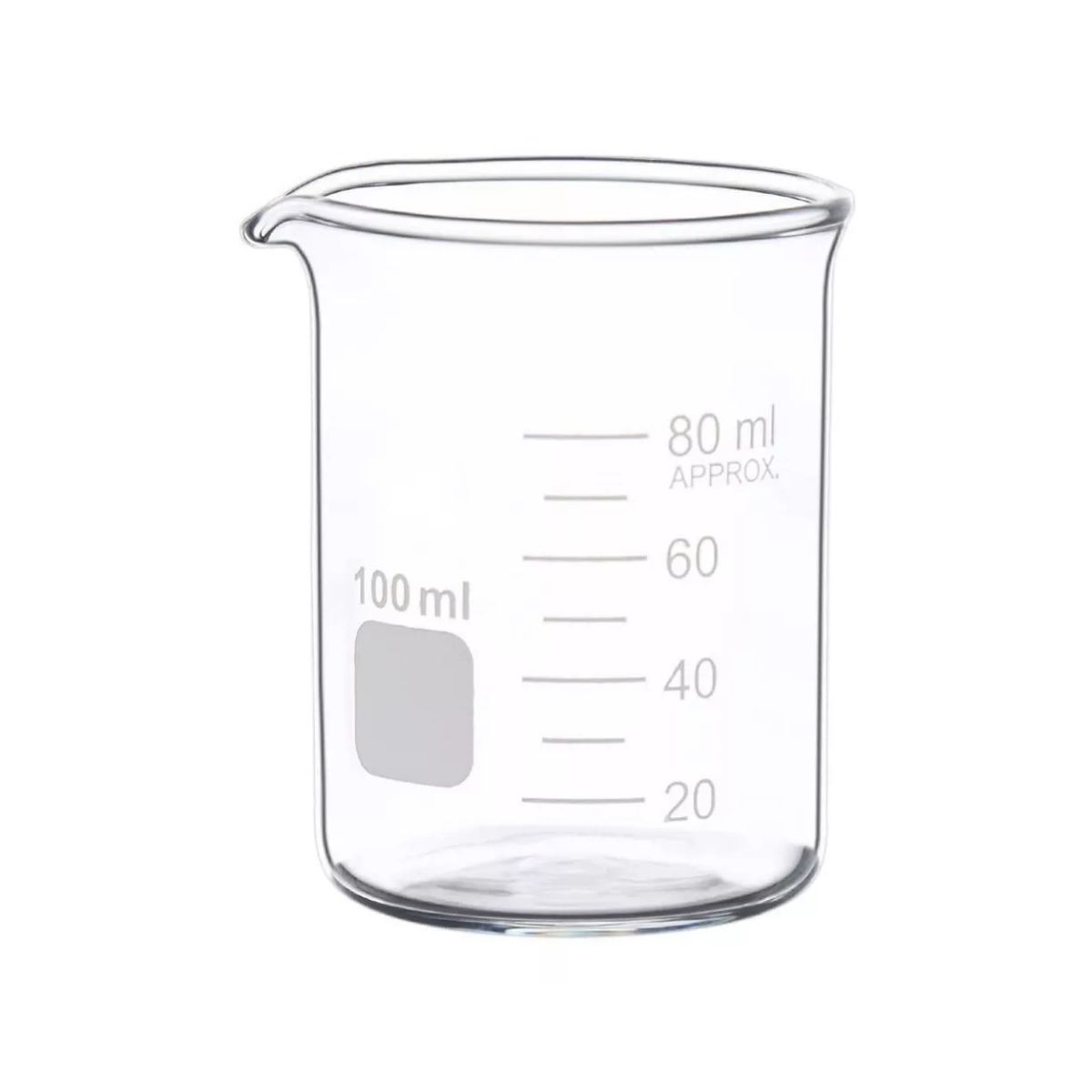 Foto 4 pulgar | Conjunto de Vasos de Precipitado de Vidrio 50 ml 100 ml y 250 ml