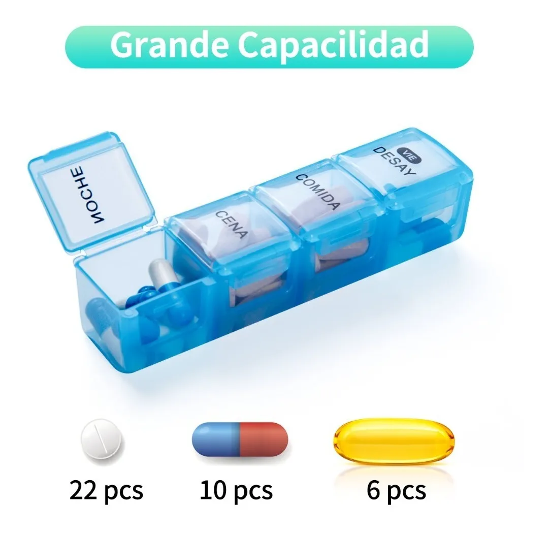 Foto 3 pulgar | Pastillero Semanal Malubero para 4 Tomas