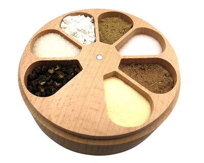 Foto 6 | Pastillero Organizador Semanal para Pastillas de Madera