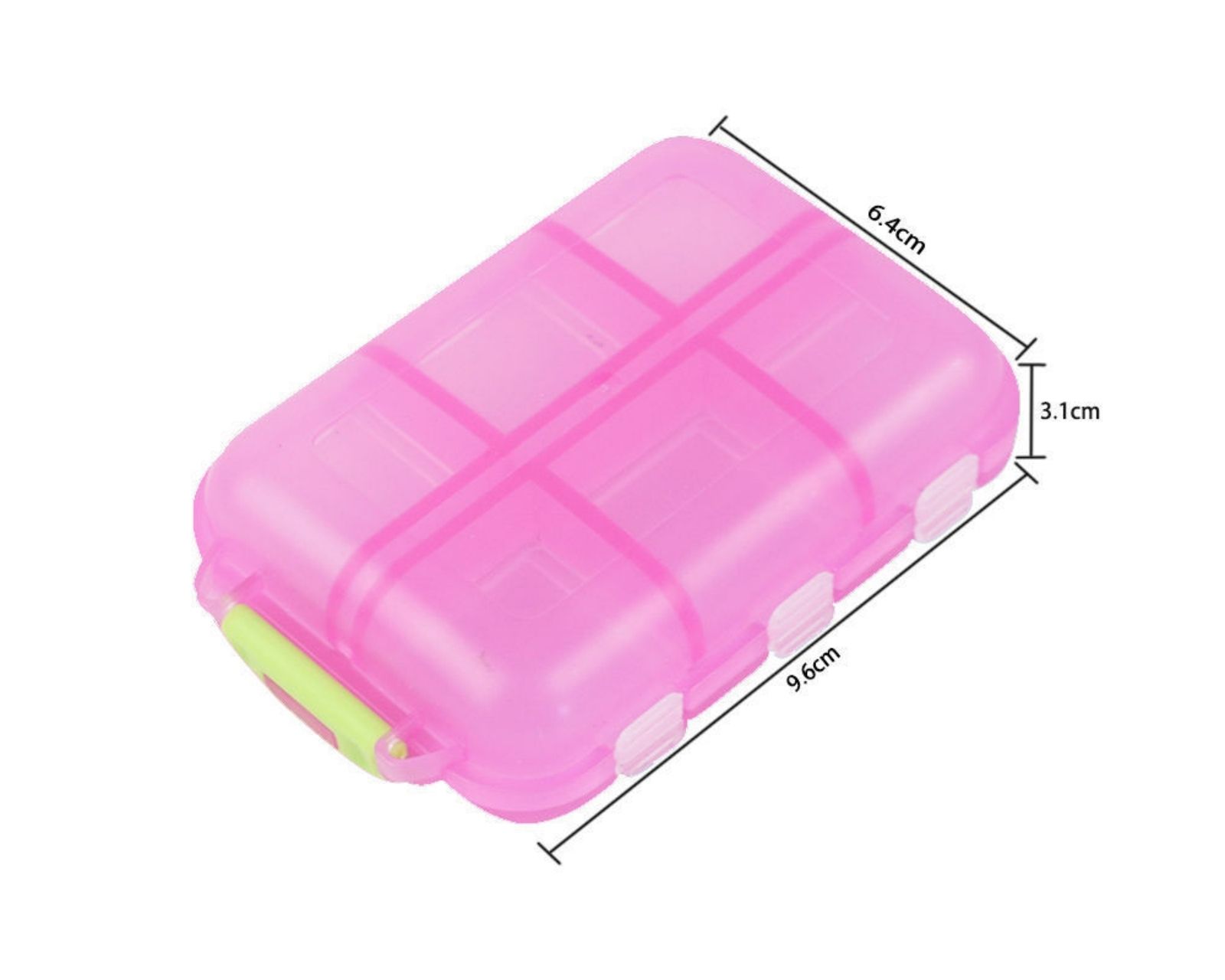 Foto 4 pulgar | Pastillero Diario con División Rosa Mini Maleta