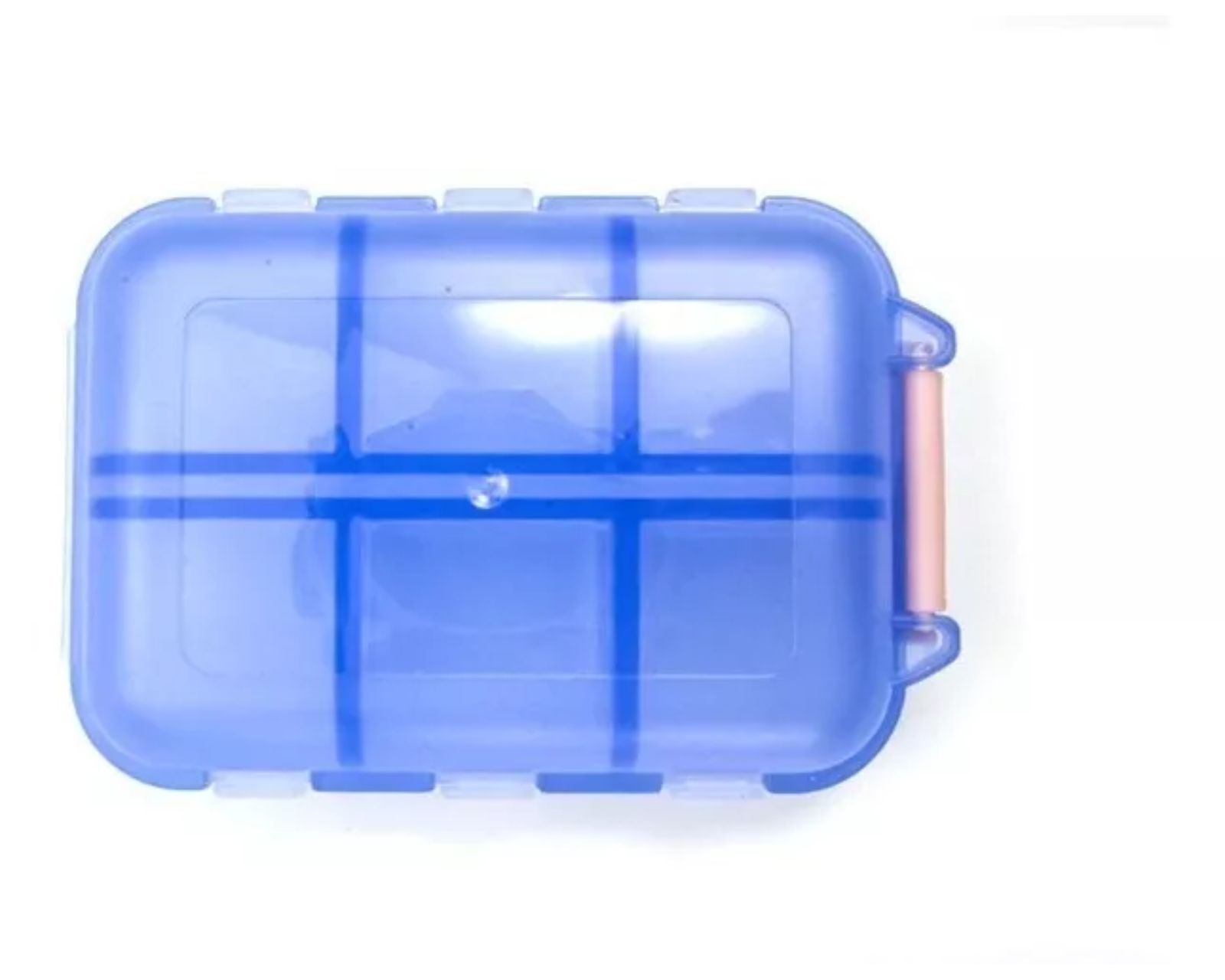 Foto 4 pulgar | Pastillero Diario Portabs con División Azul Mini Maleta