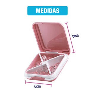 Foto 6 | Pastillero Organizador de Medicamentos 4 Tomas Diarias