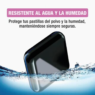 Foto 4 | Pastillero Organizador de Medicamentos 4 Tomas Diarias color Negro