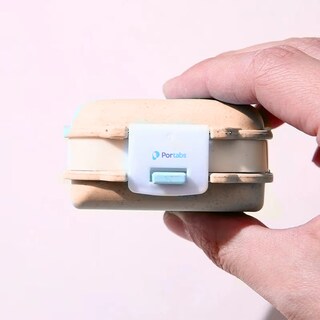 Foto 4 | Pastillero Diario con División Beige Mini Maleta