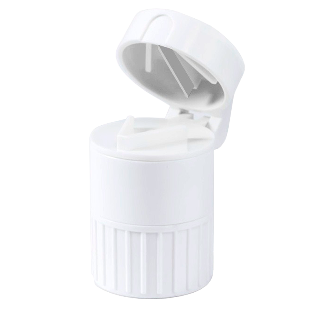 Triturador con Cortador Blanco para Pastillas y Vitaminas