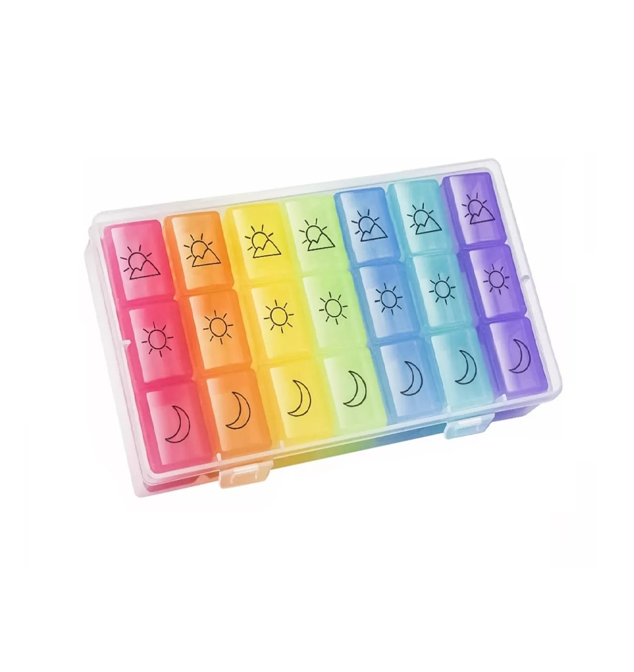 Pastillero Semanal 3 Tomas Belug Multicolor $509
