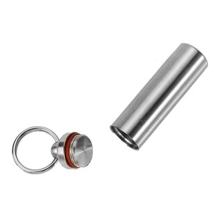 Foto 1 | Llavero Impermeable De Una Sola Cámara Para Pastilleros De Acero Inoxidable - Venta Internacional.