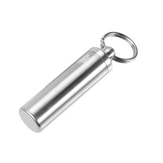 Foto 3 | Llavero Impermeable De Una Sola Cámara Para Pastilleros De Acero Inoxidable - Venta Internacional.