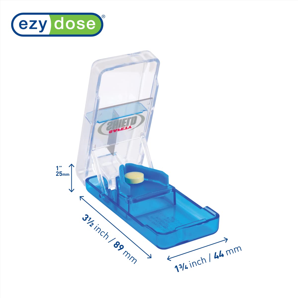 Foto 5 | Cortador De Píldoras Ezy Dose Con Protector De Seguridad, Uso Diario, Sin Bpa - Venta Internacional.