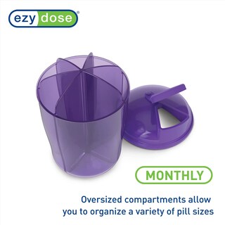 Foto 6 | Organizador De Vitaminas Ezy Dose, Almacenamiento Para 30 Días, 6 Compartimentos - Venta Internacional.