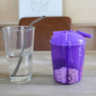 Foto 7 | Organizador De Vitaminas Ezy Dose, Almacenamiento Para 30 Días, 6 Compartimentos - Venta Internacional.