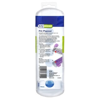 Foto 2 | Planificador De Píldoras Ezy Dose Semanal Con Ventanas Desplegables Diarias 1 Unidad - Venta Internacional.
