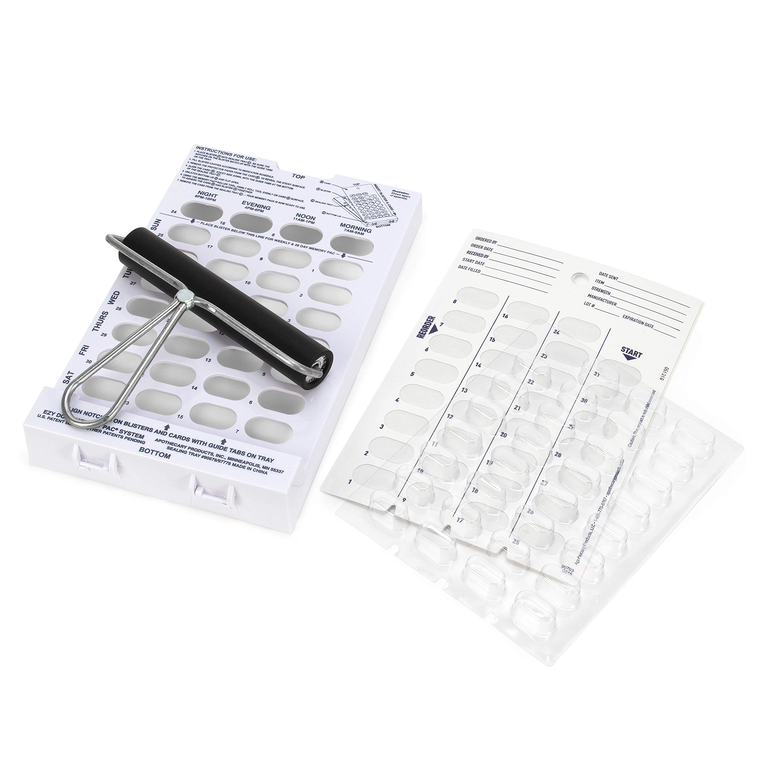 Foto 1 | Caja Organizadora De Píldoras  Medicamentos Y Vitaminas  Kit Ezy Dose Para 31 Días - Venta Internacional.
