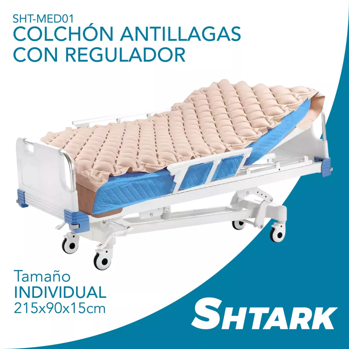 Foto 4 pulgar | Colchón De Aire Antillagas Con Regulador De Presión Alterna