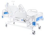 Cama Hospitalaria Eléctrica de 5 Funciones Hilphy Medical Hil013 Color Blanco de Acero