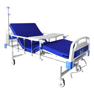 Foto 1 | Cama Hospitalaria Manual Porta Suero Bandeja Comida Colchón