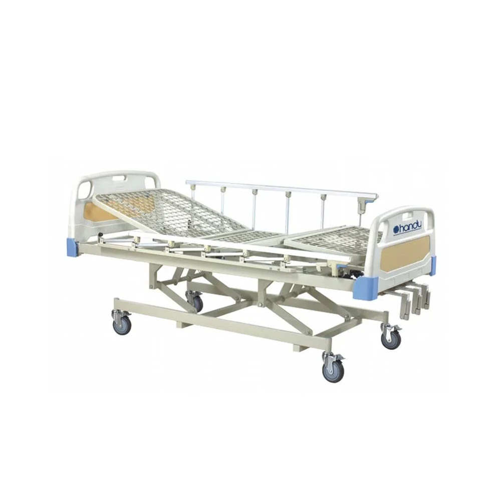 Cama Hospitalaria Handy Manual 3 Manivelas con Base Semisólida