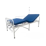 Cama Hospitalaria Plegable Mobicare C/ Colchón Y Porta Suero