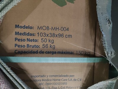 Foto 7 | Cama Hospitalaria Plegable Mobicare C/ Colchón Y Porta Suero