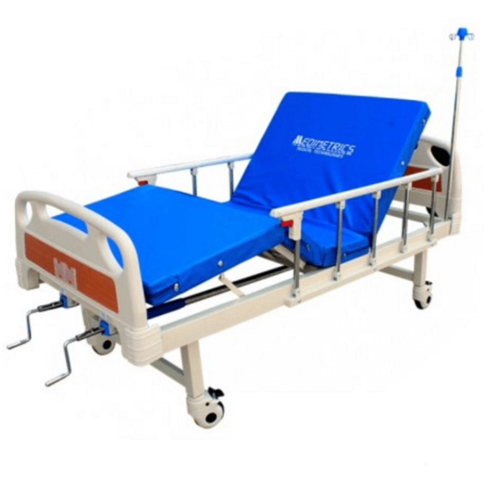 Cama Manual Lujo Colchon 2 Manivelas Acero Inox Medimetrics