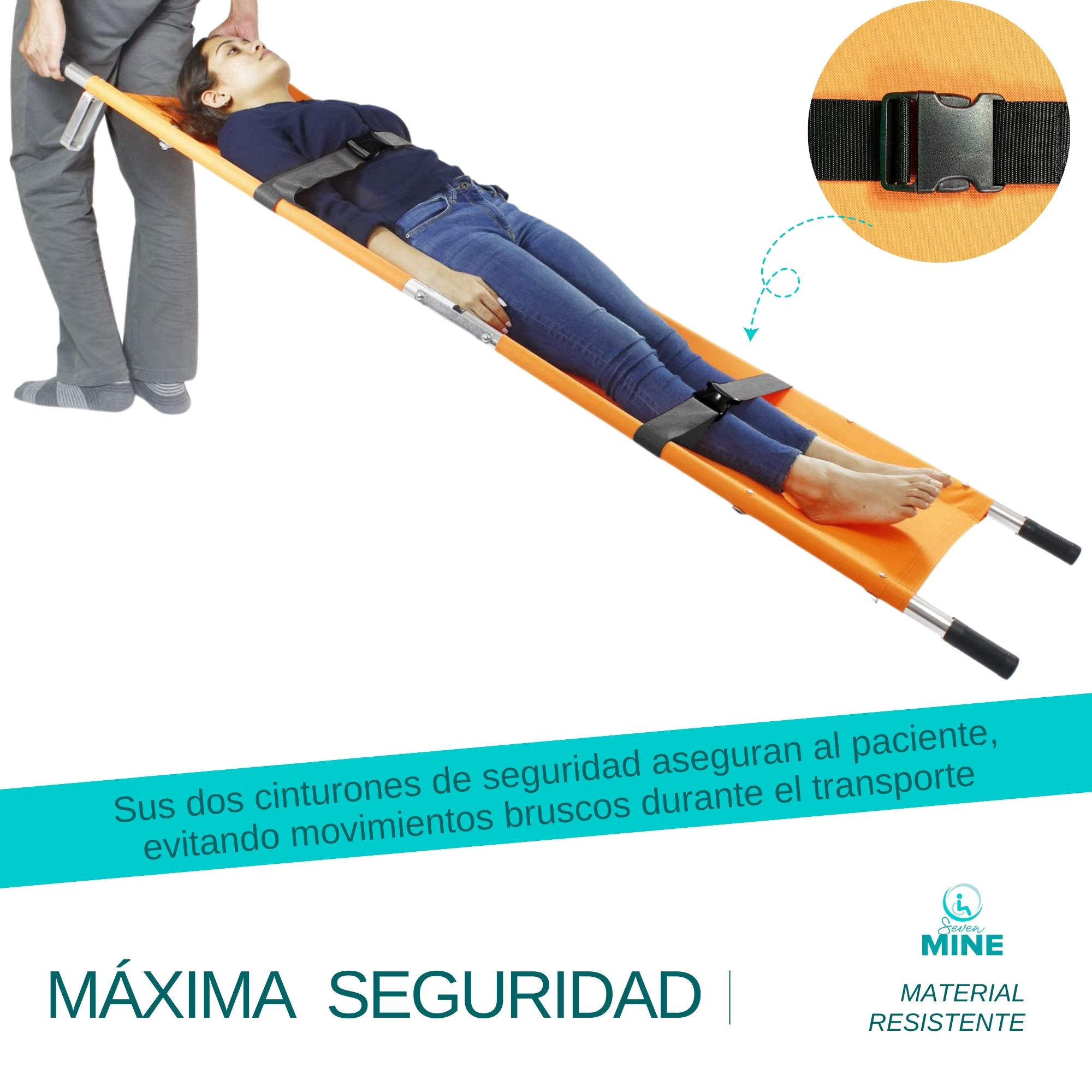 Foto 5 pulgar | Camilla de Rescate Sc Super Confort Plegable