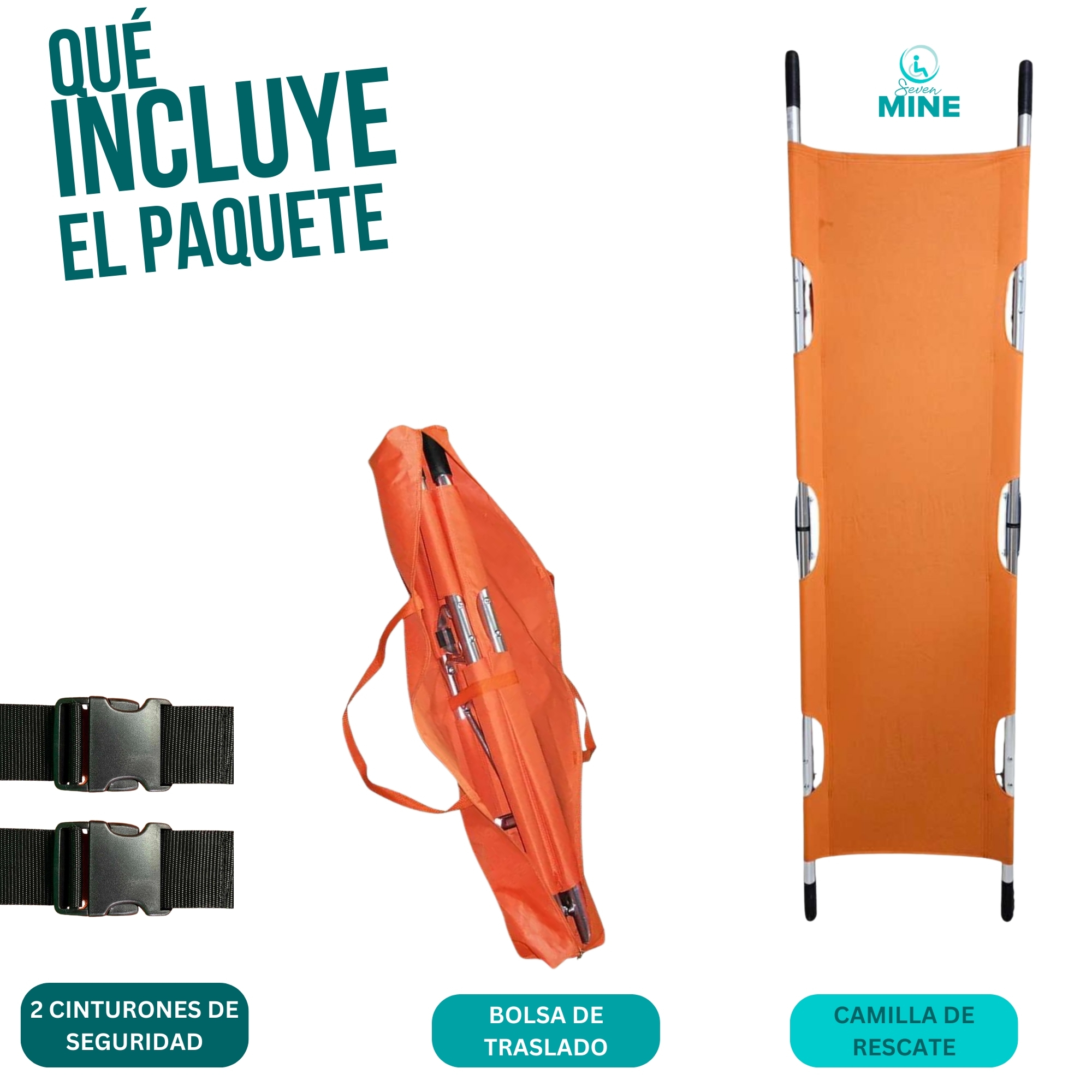 Foto 6 pulgar | Camilla de Rescate Sc Super Confort Plegable