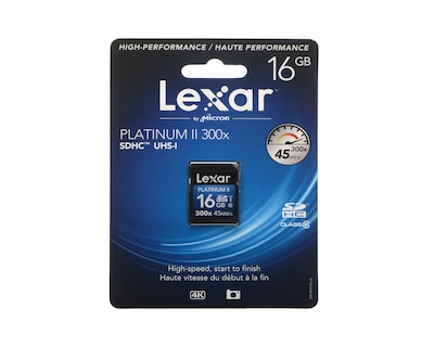 Foto 2 | Tarjeta de Memoria Lexar 16gb Sdhc 300x Clase 10 Uhs-i Platinum Ii