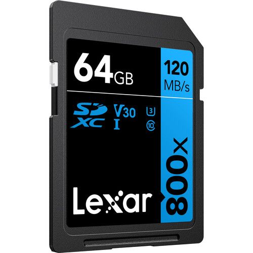 Foto 2 pulgar | Tarjeta de Memoria Lexar 64gb 800x U3 Sdxc/uhs-i Clase 10 120mb/s