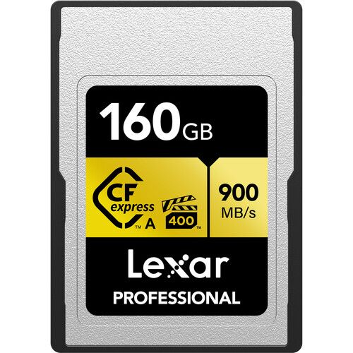 Tarjeta Lexar Cfexpress 160 GB Type A Card Gold Series $5,440