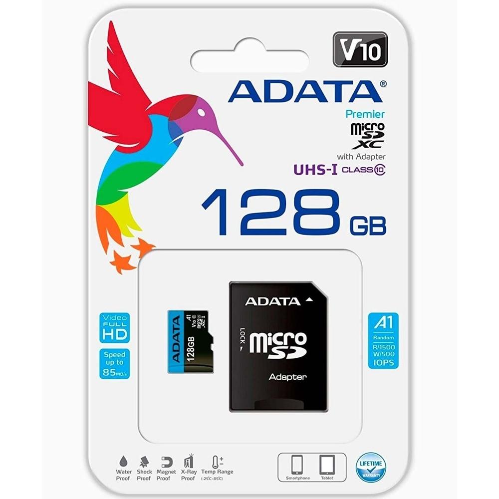 Foto 7 pulgar | Memoria Micro Sdxc 128gb Adata Clase 10 Juegos A1 Video Full Hd V10 Ausdx128guicl10a1-ra1