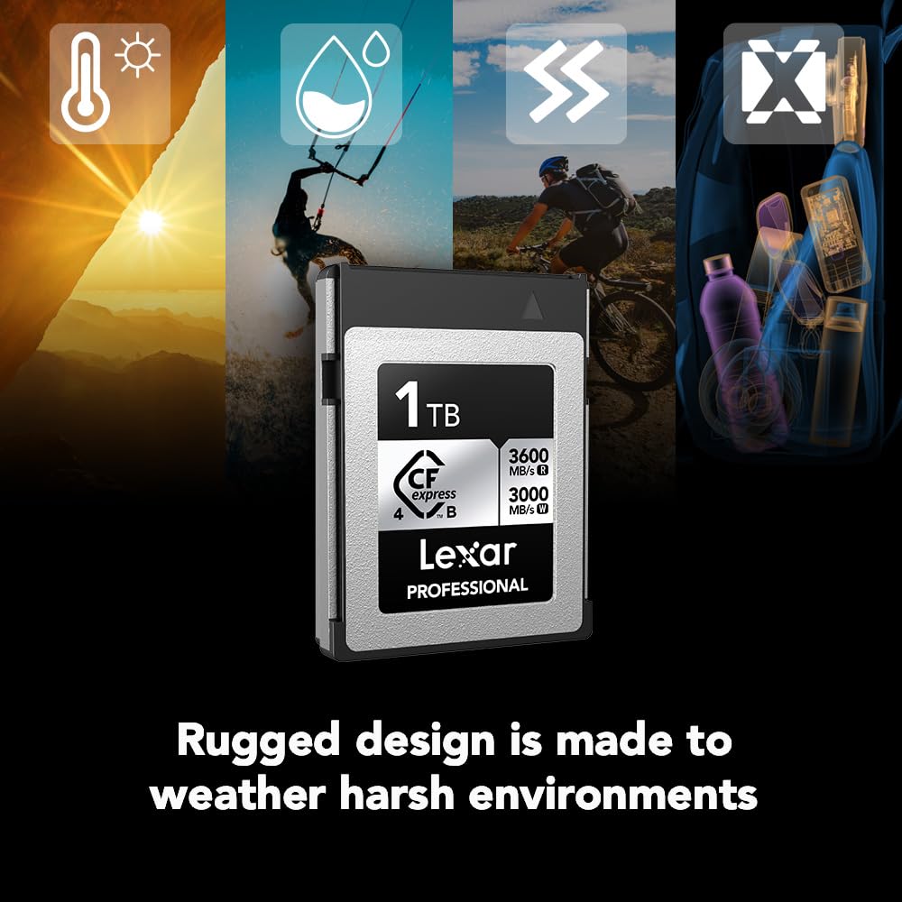 Foto 6 pulgar | Tarjeta De Memoria Lexar 1tb Professional Cfexpress Type B Silver 4.0 - Venta Internacional.