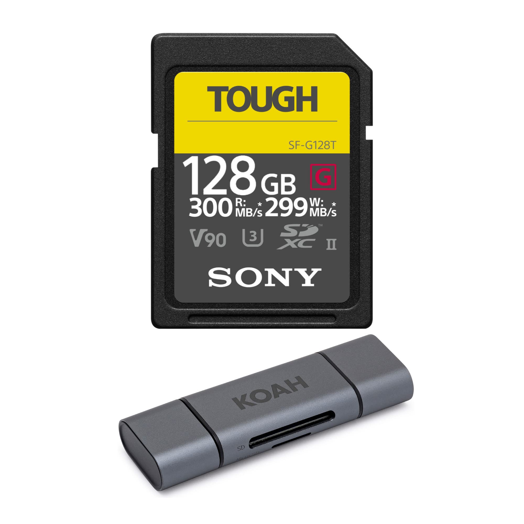 Foto 2 pulgar | Tarjeta Sd Sony 128gb Uhs-ii Tough G-series Con Paquete De Lector De Tarjetas - Venta Internacional.