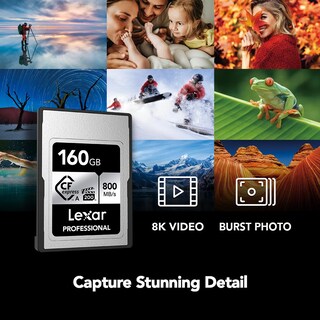 Foto 7 | Tarjeta De Memoria Lexar 160gb Professional Cfexpress Type A Silver - Venta Internacional.