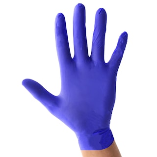 Foto 4 | Guante de Nitrilo Galaxy Innovations color Azul Tamaño Grande