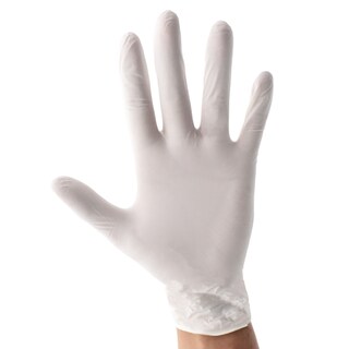 Foto 4 | Guante de Nitrilo Galaxy Innovations color Blanco Tamaño Mediano