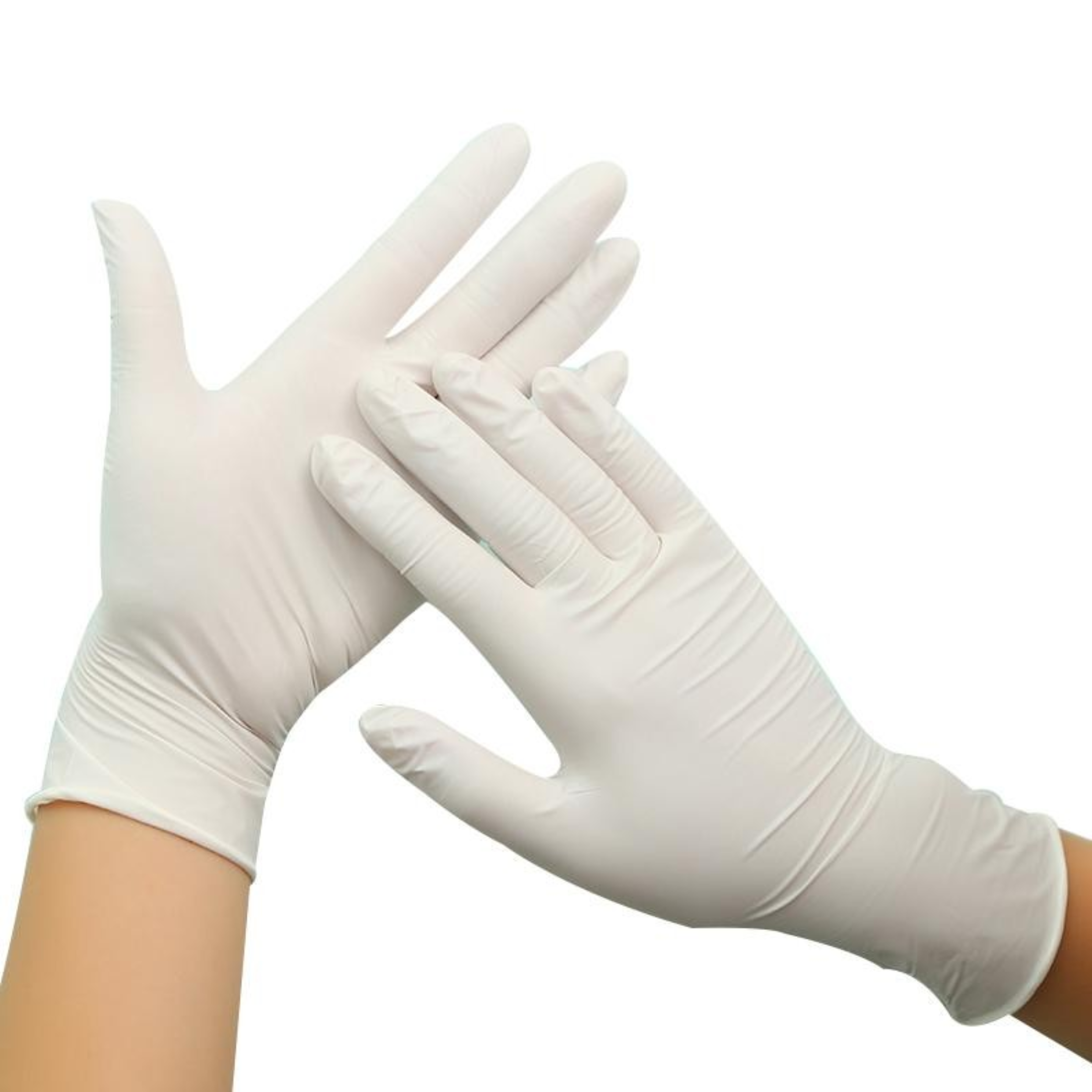 Foto 5 pulgar | Guante de Látex Ambiderm Plus color Blanco