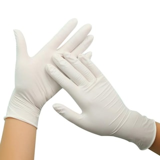 Foto 4 | Guante de Látex Ambiderm Plus color Blanco