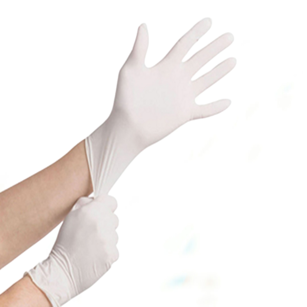 Foto 6 pulgar | Guante de Látex Ambiderm Plus color Blanco