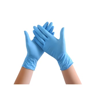 Foto 2 | Guante de Látex Ambiderm Plus color Azul