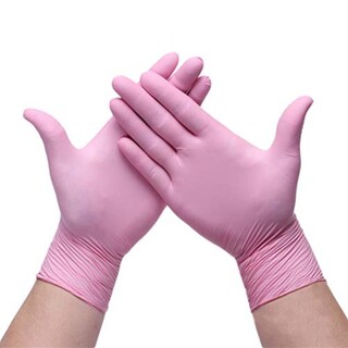 Foto 4 | Caja con 100 Guantes de Látex Ambiderm Plus color Rosa